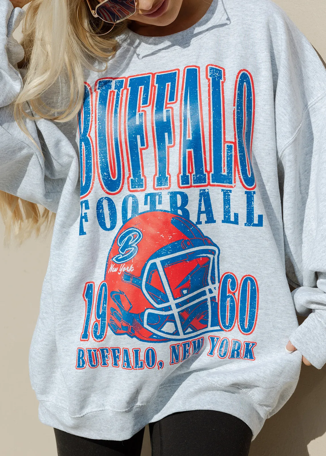 90's Buffalo Vintage Oversized Sweatshirt