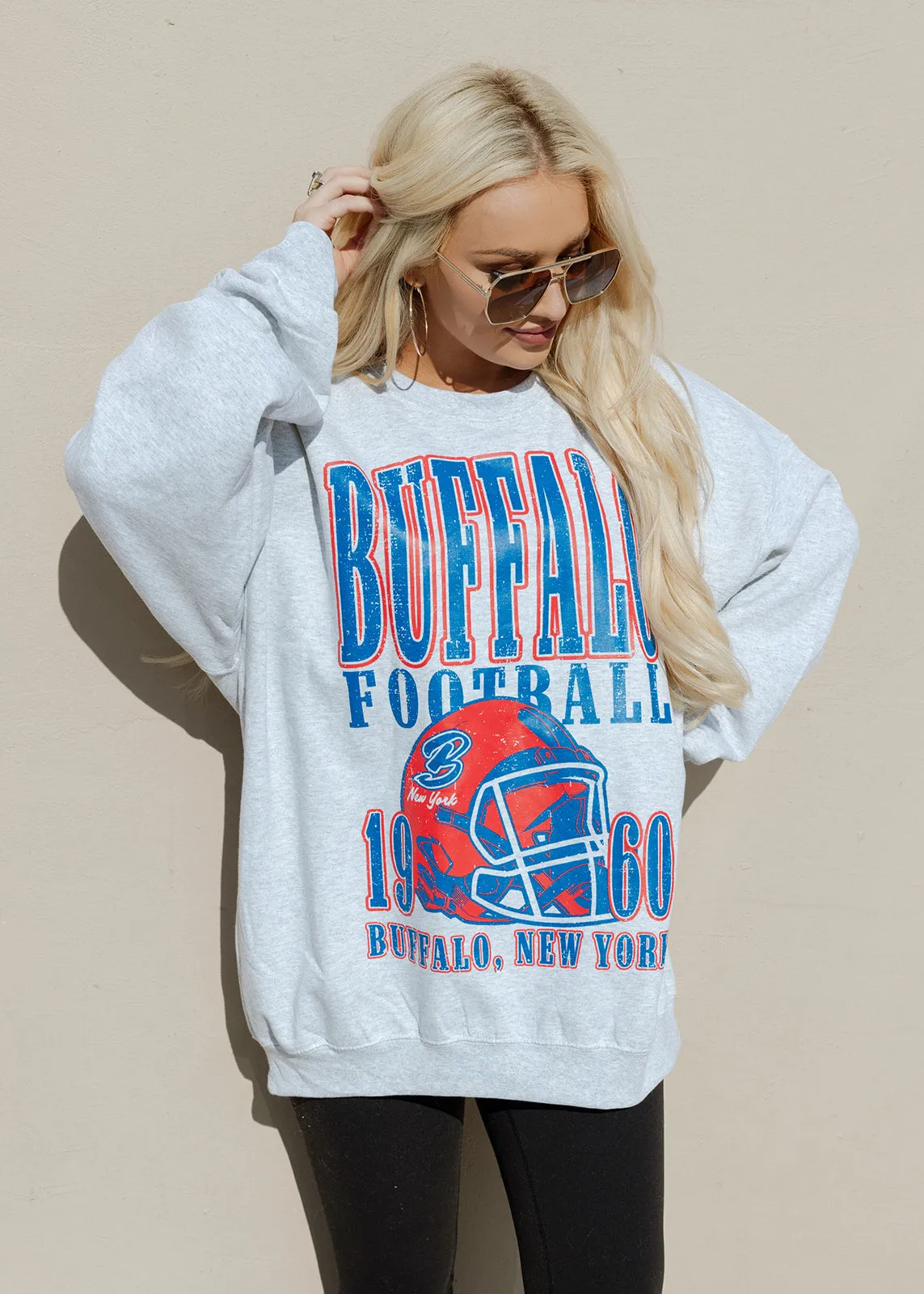 90's Buffalo Vintage Oversized Sweatshirt