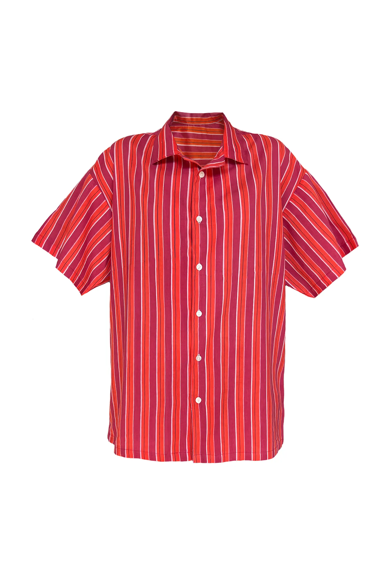 Alipore Shirt (Orange & Red)