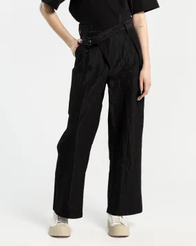 Asymmetric Pants in Black