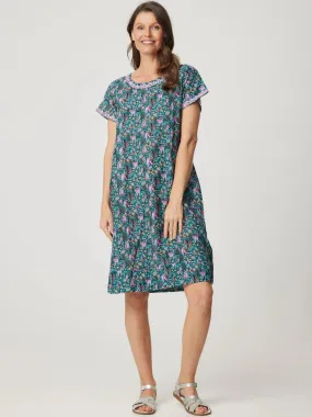 Barbara Cotton Printed Shift Dress