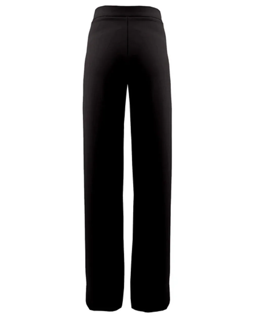 Black Crepe Twist Trouser