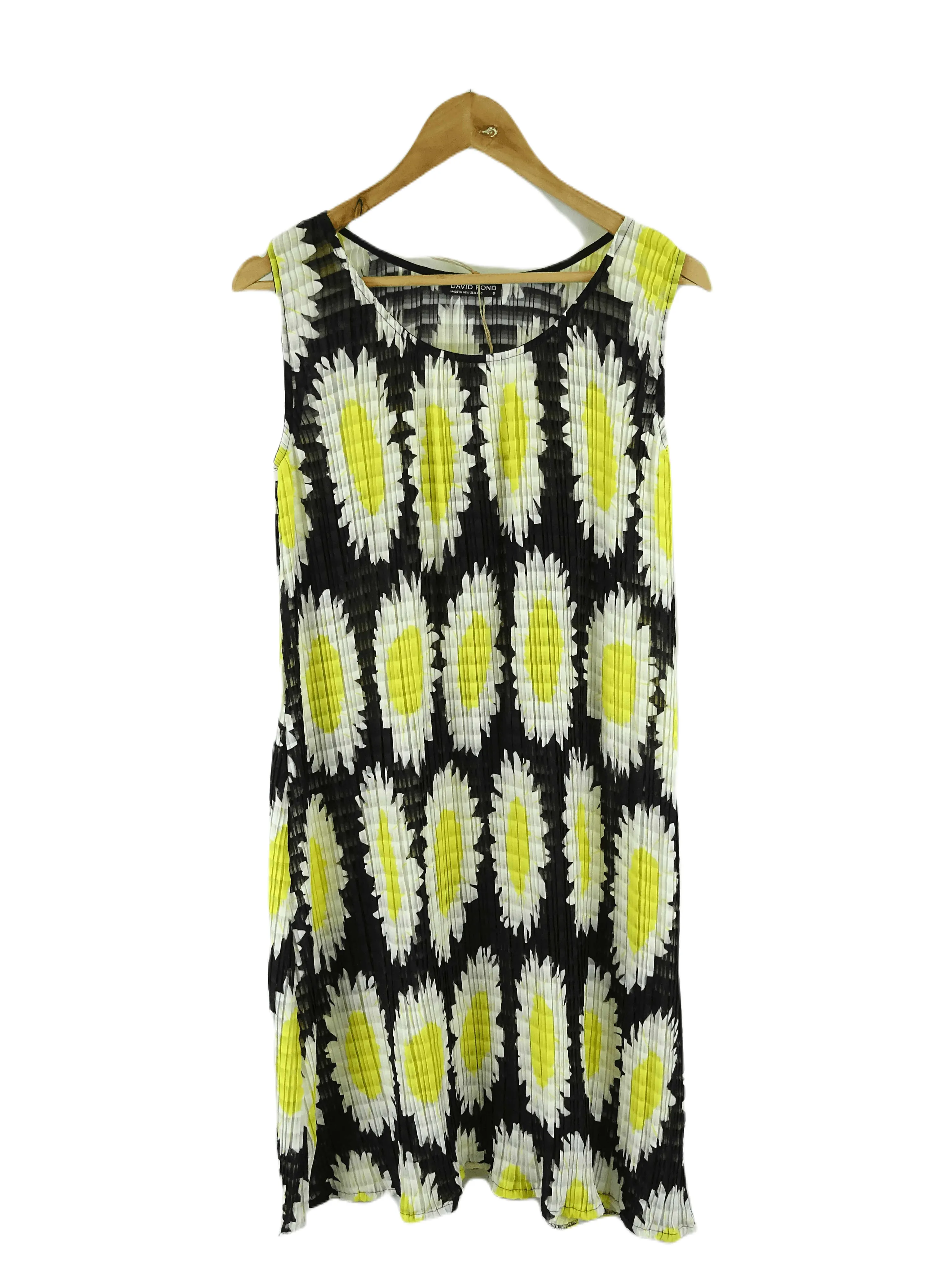 David Pond Black And Yellow Dress 8