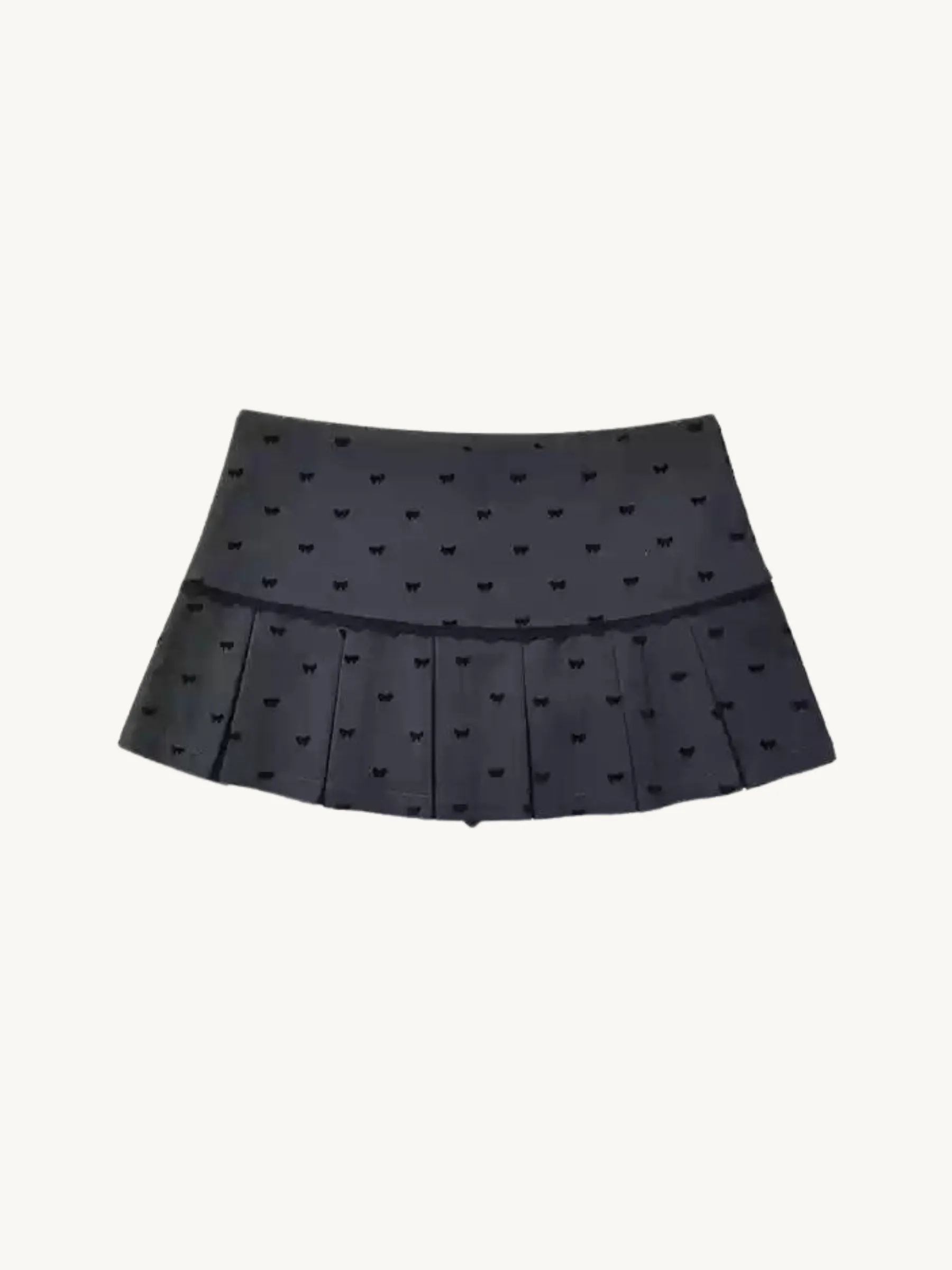 Diya Low Waist Pleated Shorts Skirt