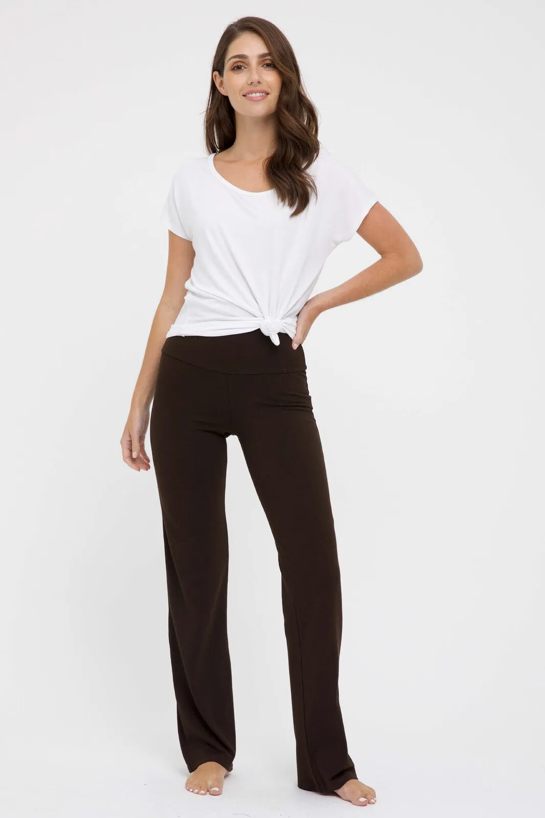 Essential Bamboo Pants - Chocolate