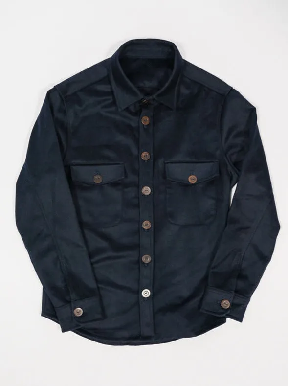 Fogata Wool Jacket in Midnight Blue