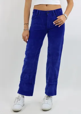 Free People Risk Taker Cord Straight ★ Cobalt