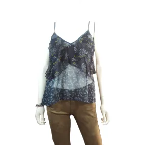 Free People Spaghetti Strap Flutter Blouse Size L