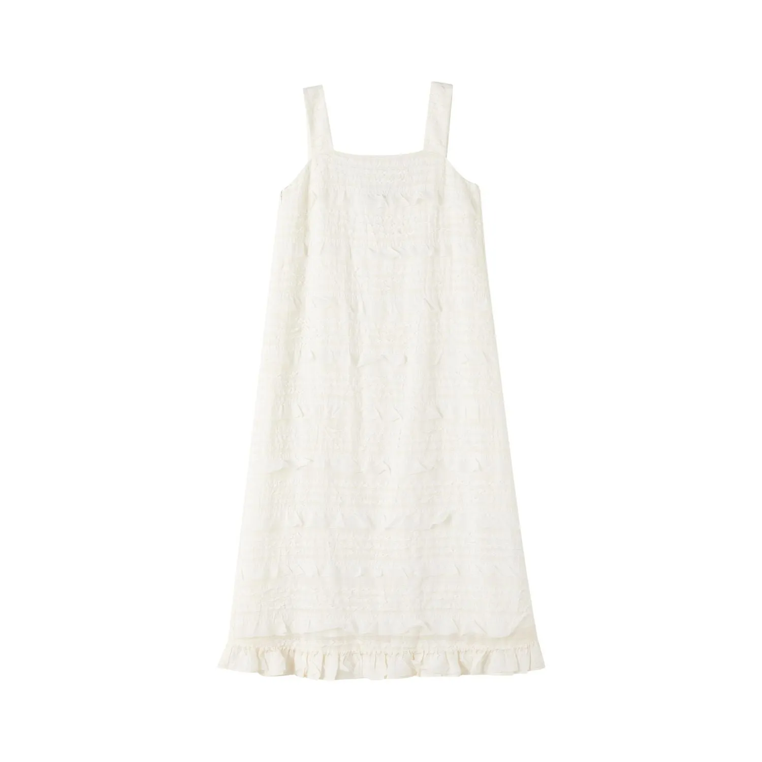 Fungus-trimmed Tank Top Dress