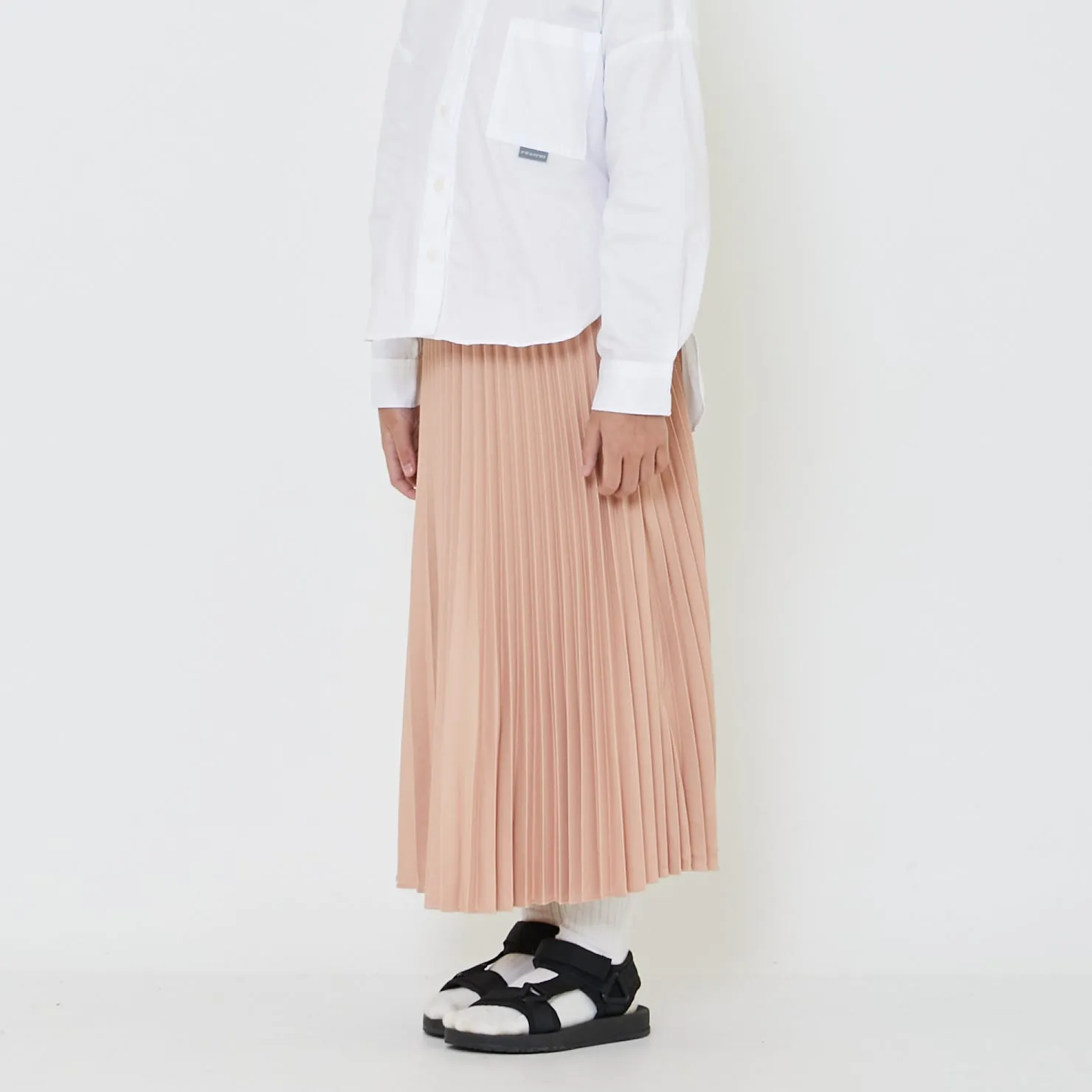 Girl Pleated Maxi Skirt - SG2403039