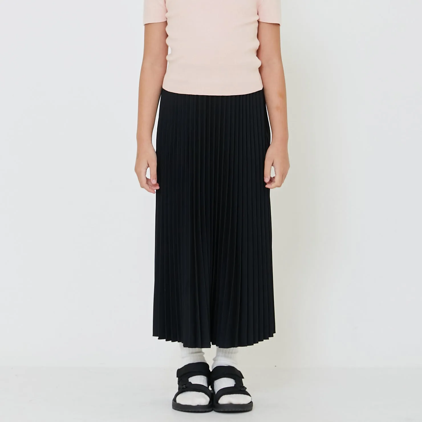 Girl Pleated Maxi Skirt - SG2403039