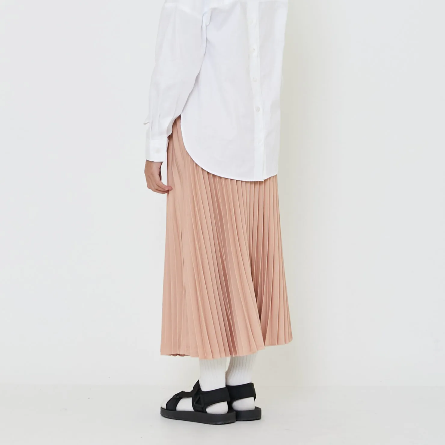 Girl Pleated Maxi Skirt - SG2403039