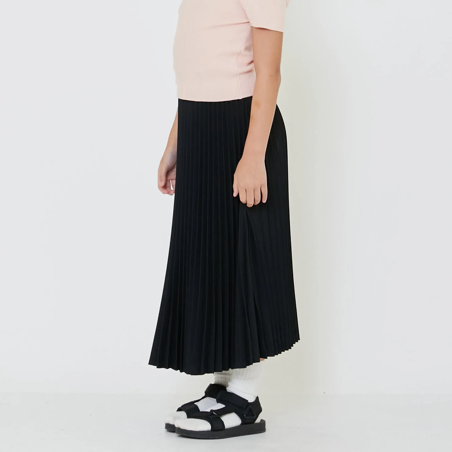 Girl Pleated Maxi Skirt - SG2403039