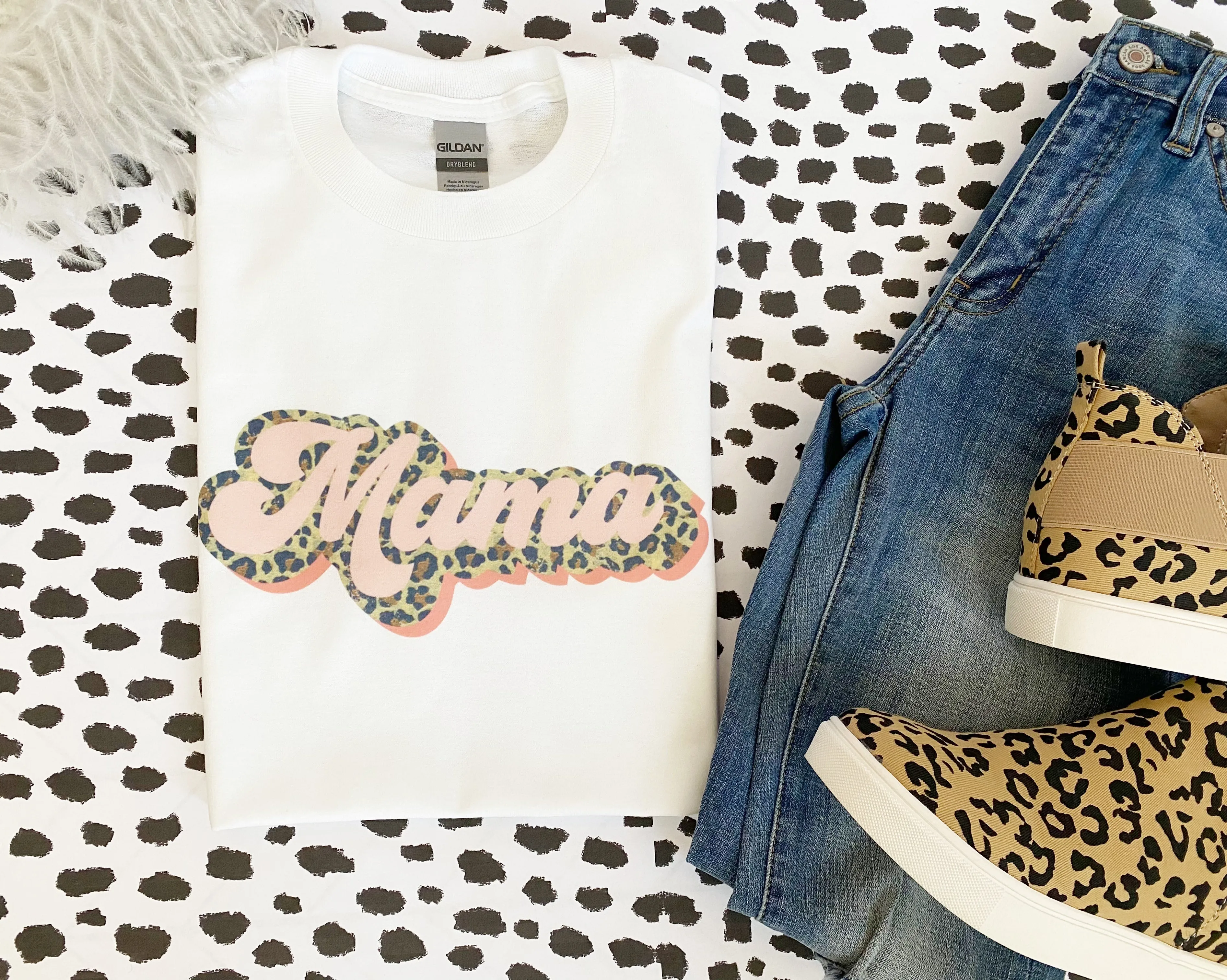 Leopard Mama Tee/ Sweatshirt