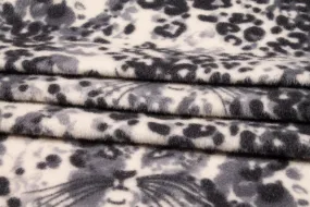 Leopard Print Italian Wool