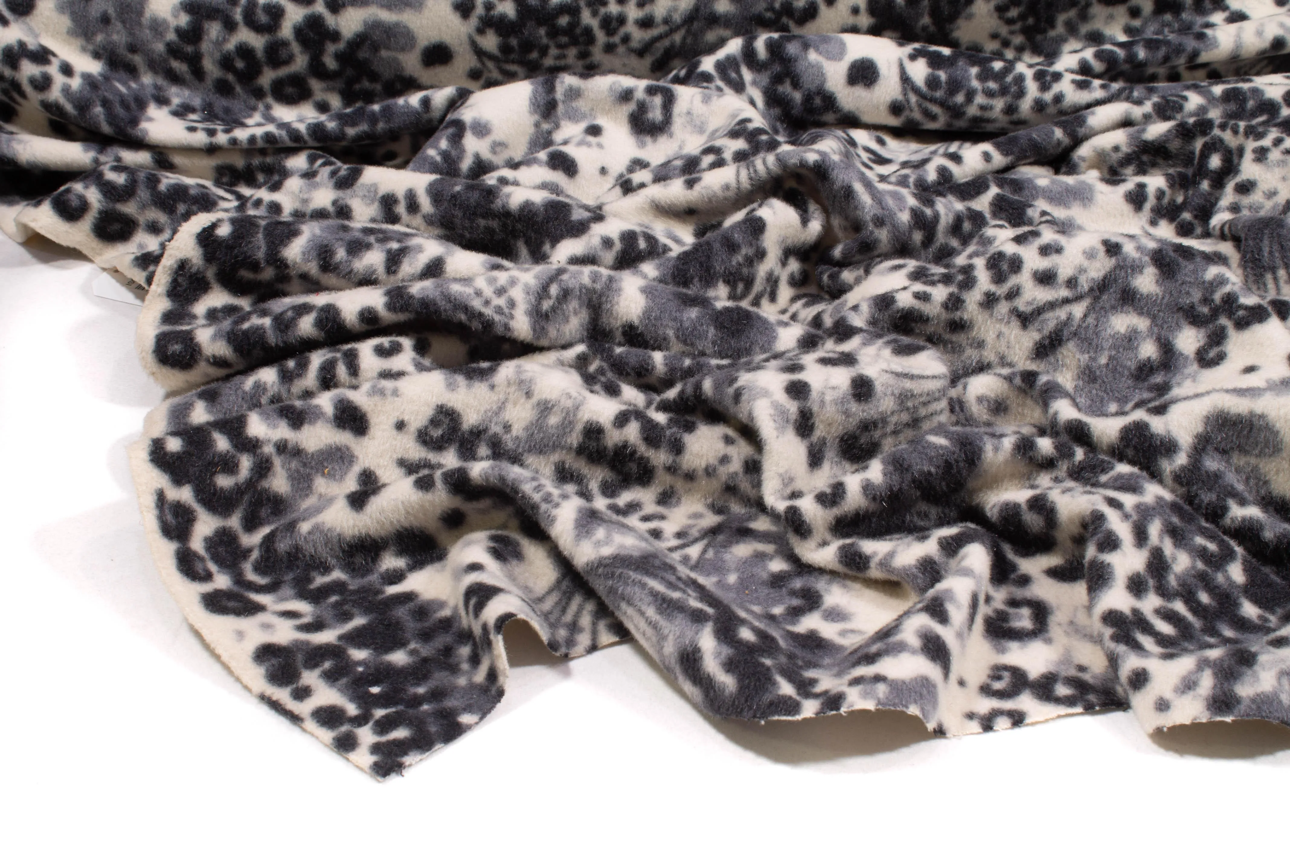 Leopard Print Italian Wool