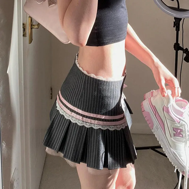 Liara Striped Mini Skirt