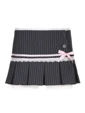 Liara Striped Mini Skirt