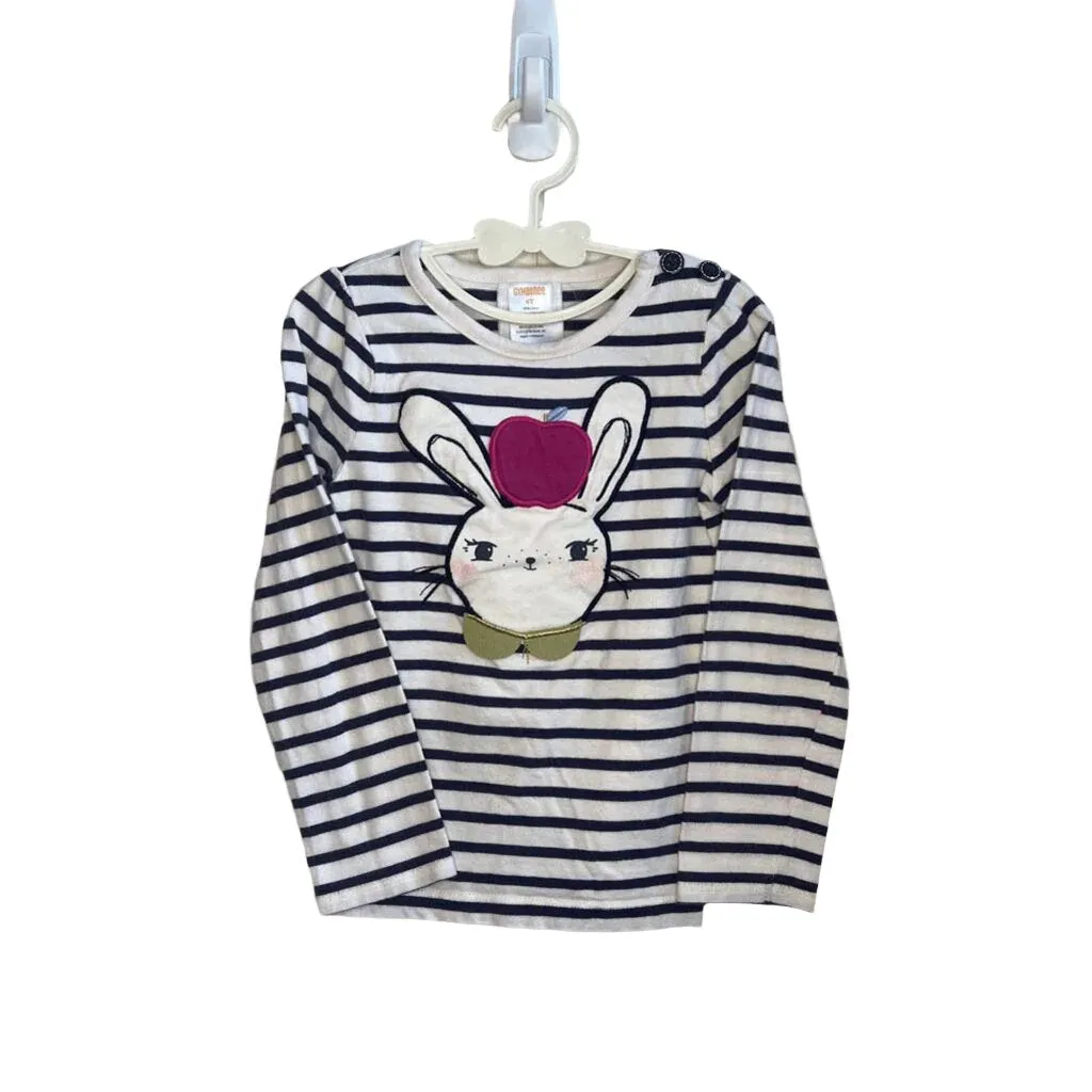 LS Striped Shirt / Bunny