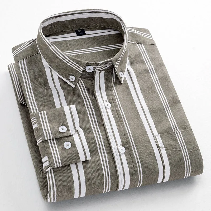 Mens Quality Cotton Striped Shirts