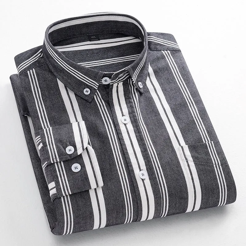 Mens Quality Cotton Striped Shirts