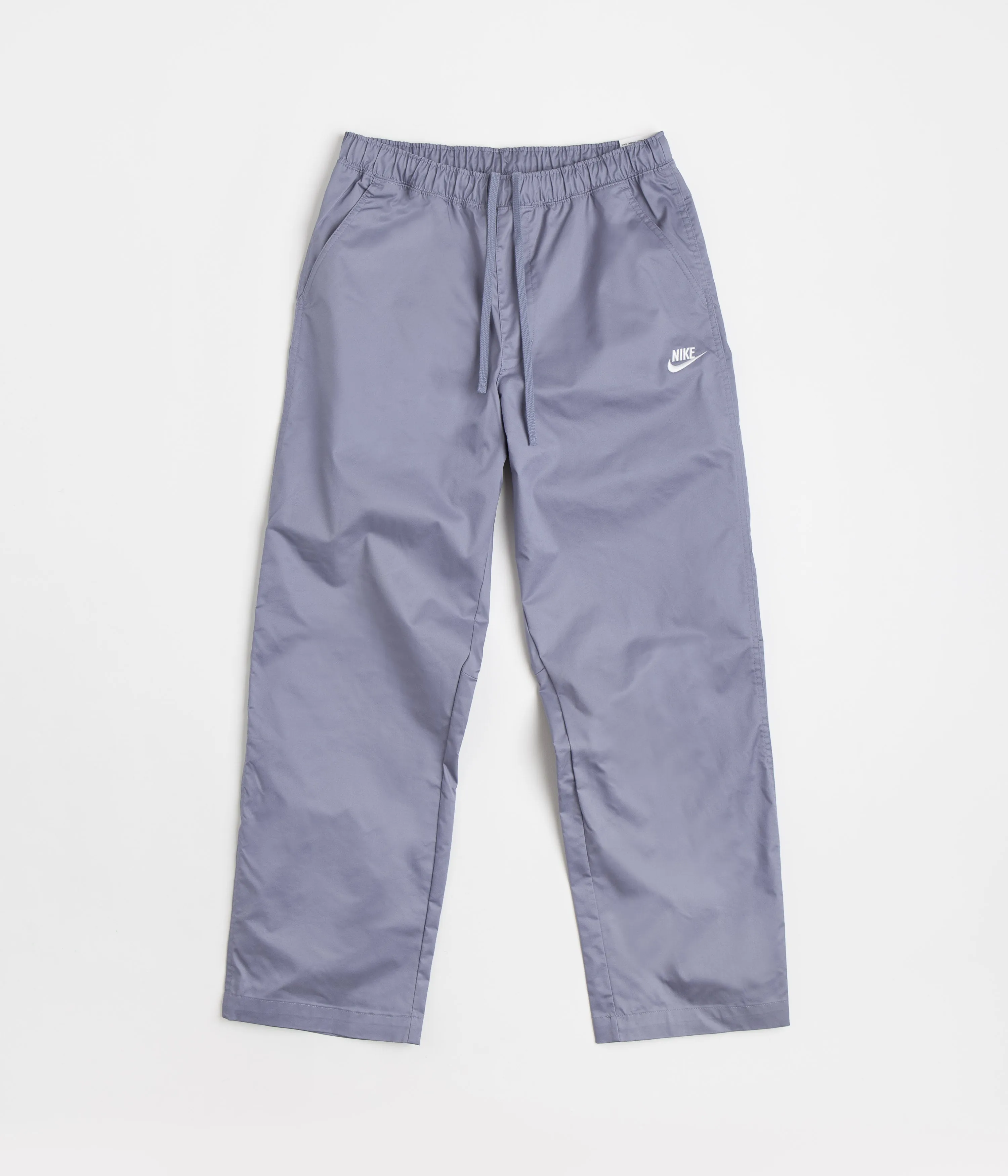 Nike Club Straight Leg Pants - Ashen Slate / White