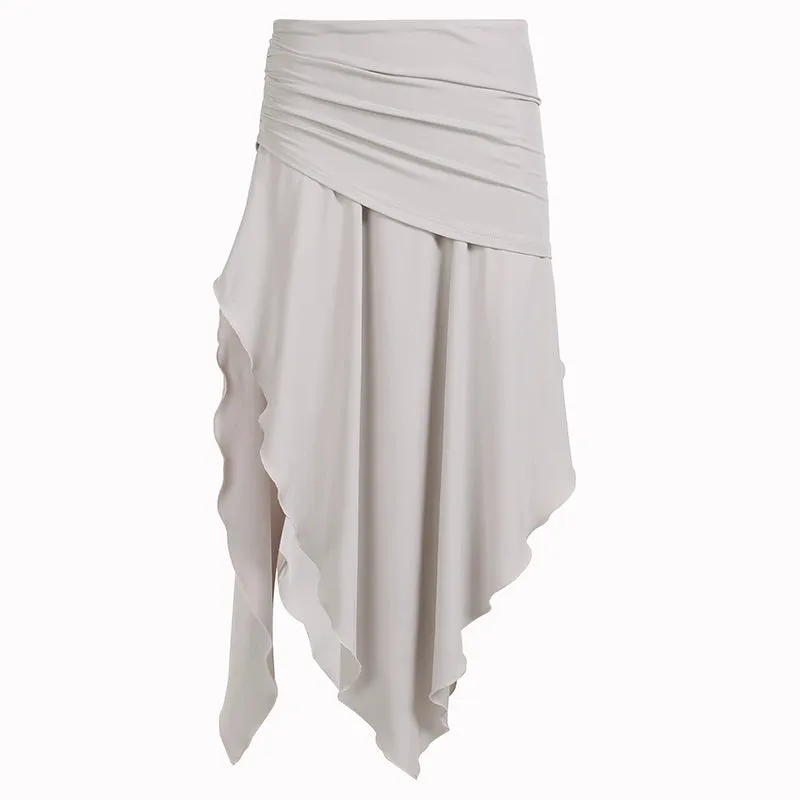 Nova Asymmetric Midi Skirt