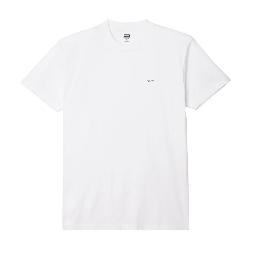 OBEY ICARUS DECO CLASSIC T-SHIRT // WHITE