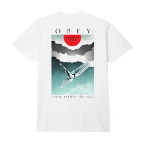 OBEY ICARUS DECO CLASSIC T-SHIRT // WHITE