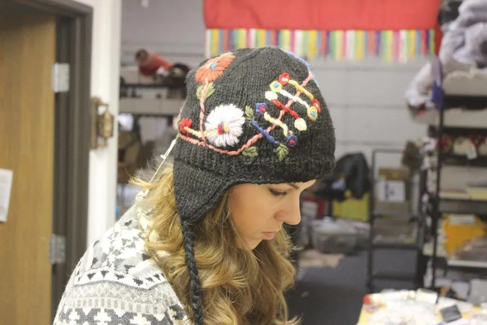 Our New 100% Wool Flower Hat