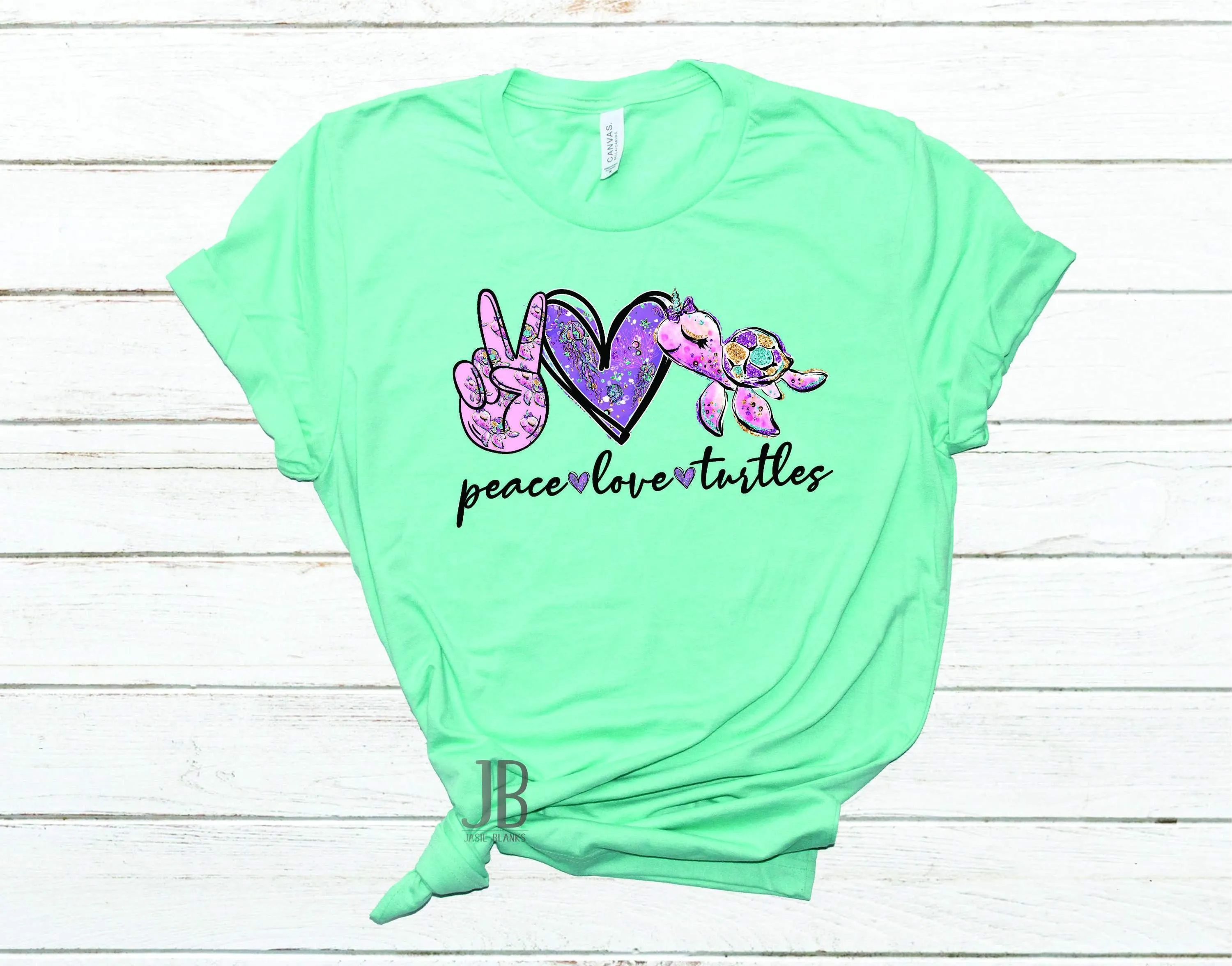 peace love turtles - Graphic Tee