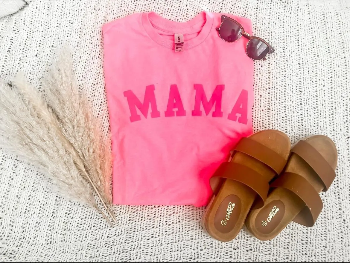 Pink Puff Mama Tee