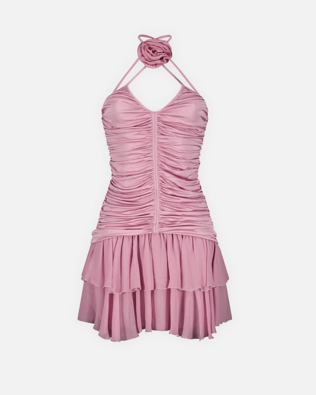 Pleated Rose Dress