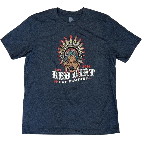 Red Dirt Buffalo Headdress Shirt