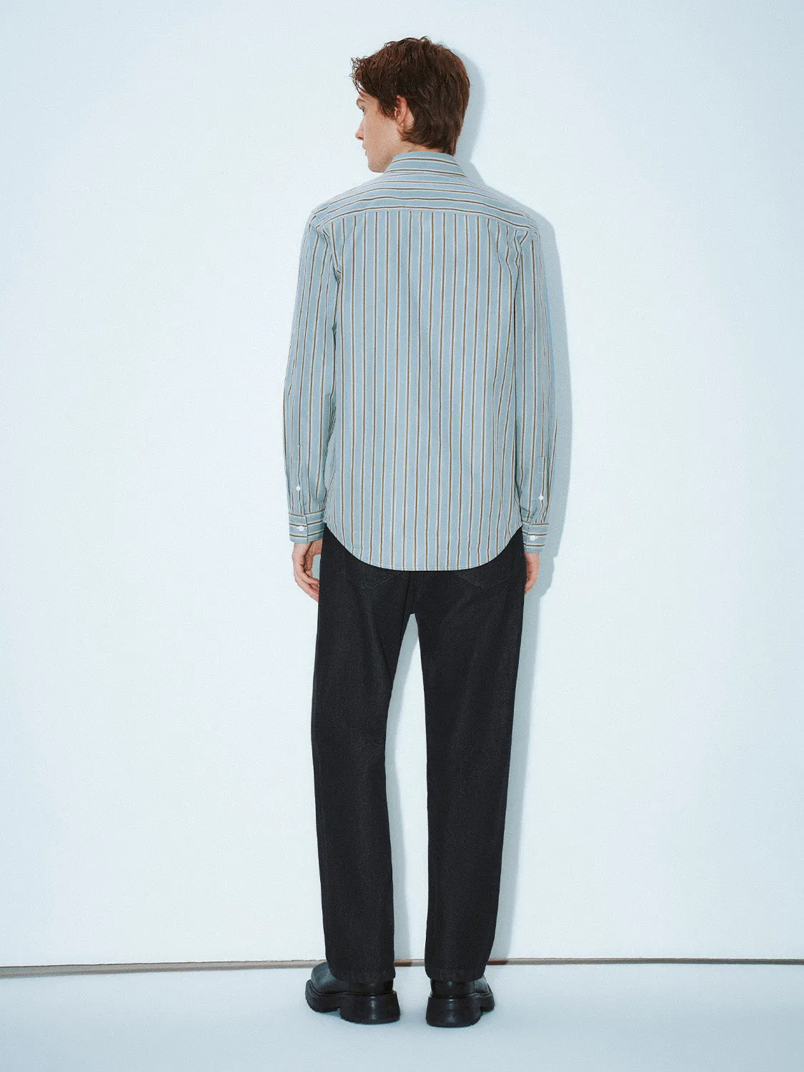 Regular Striped Long Sleeve Shirts