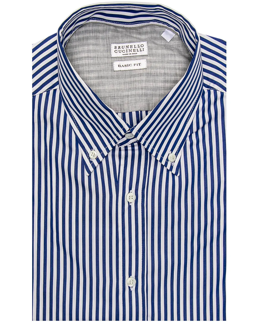 Royal Blue Striped Shirt