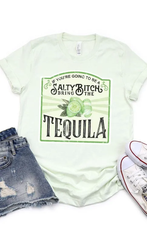 Salty Bitch Tequila Graphic Tee