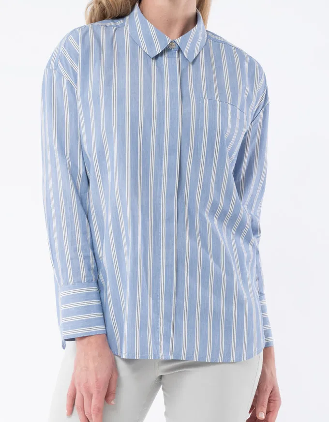 Striped Shirt Blue