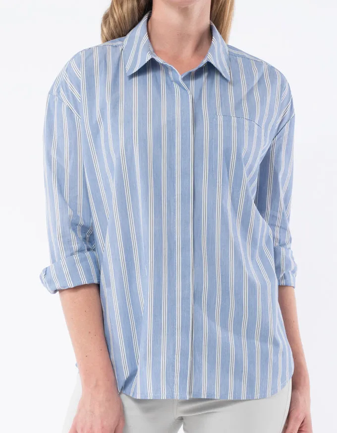 Striped Shirt Blue