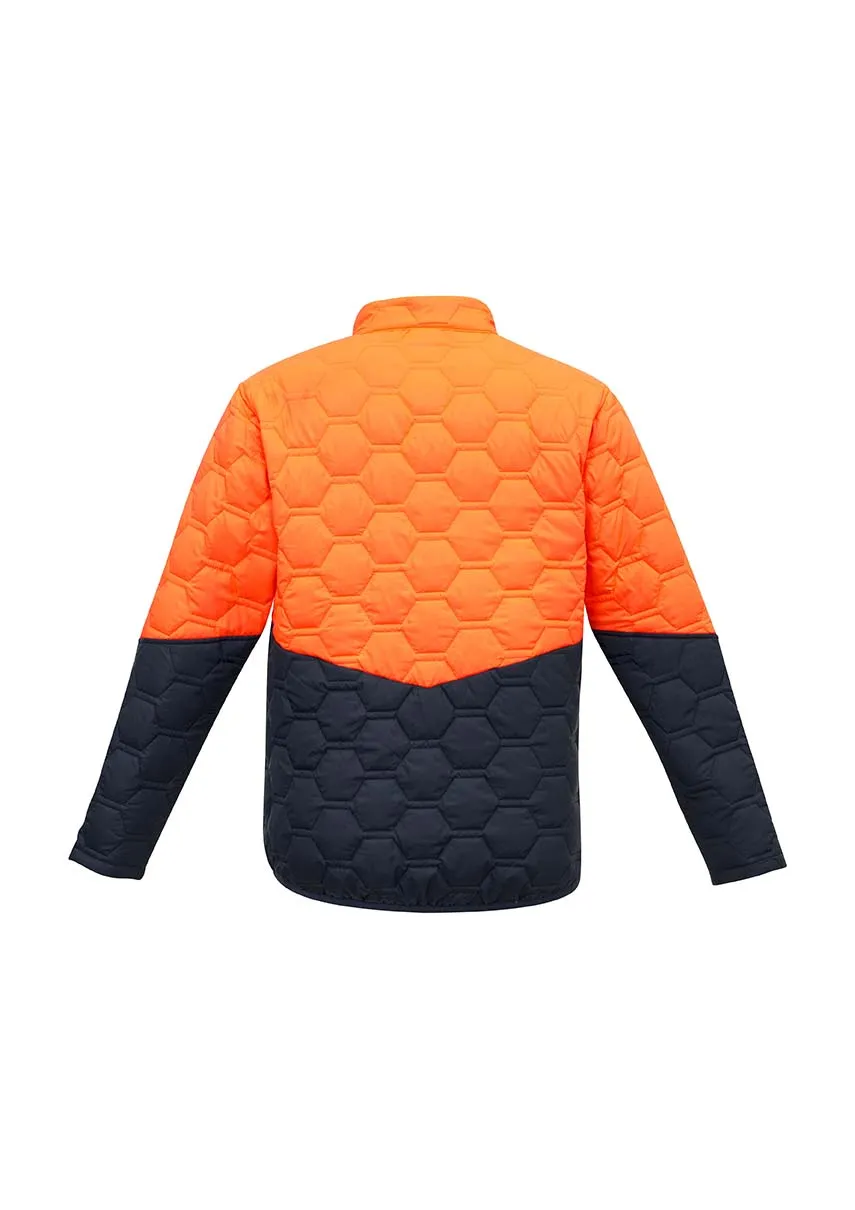 SYZMIK Unisex Hexagonal Puffer Jacket - ZJ420