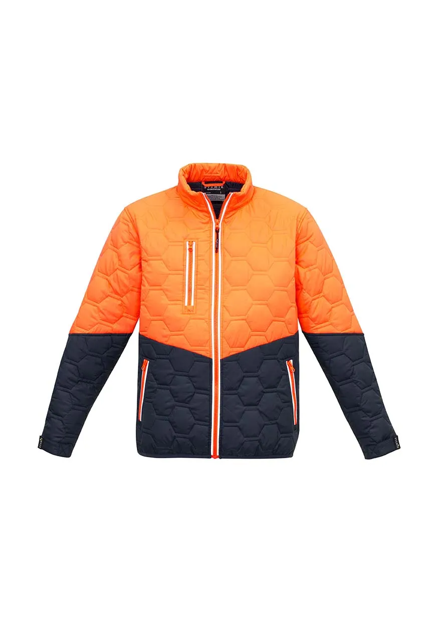 SYZMIK Unisex Hexagonal Puffer Jacket - ZJ420