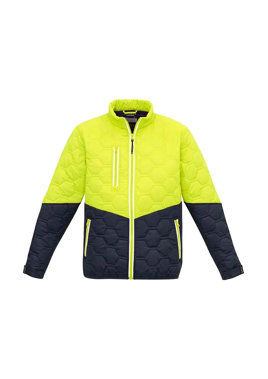 SYZMIK Unisex Hexagonal Puffer Jacket - ZJ420