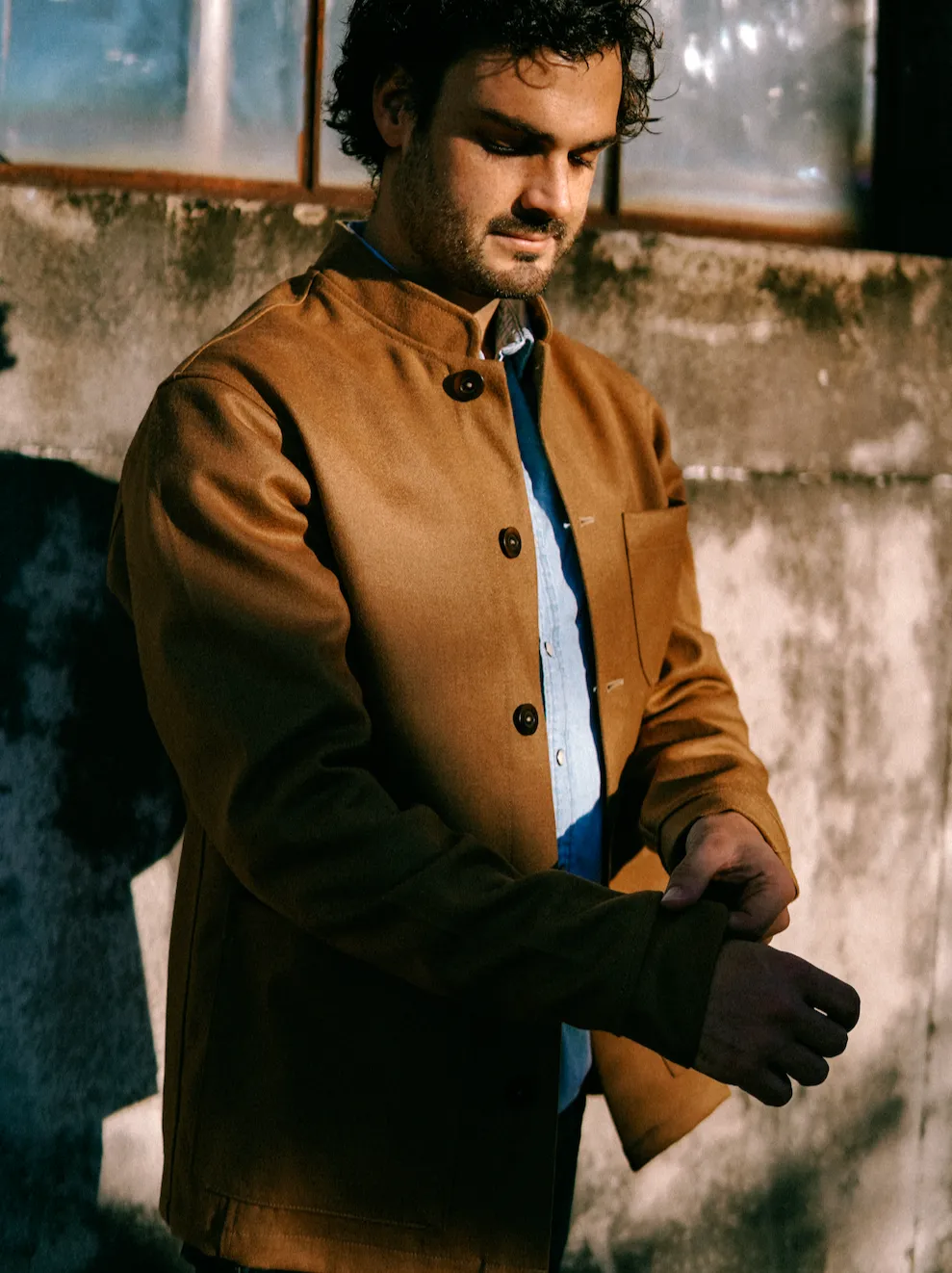 Tambo Wool Jacket in Desert