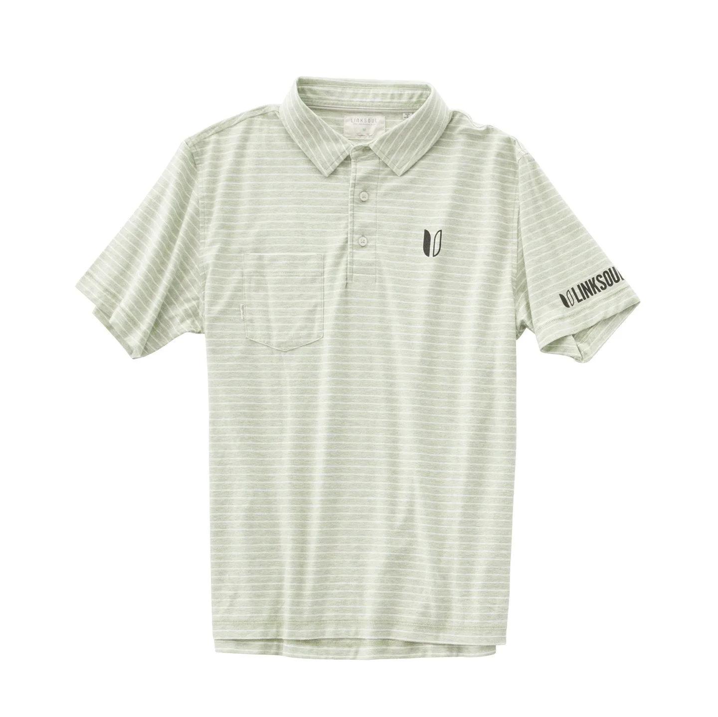 Tour Logo Heathered Yarn Dyed Stripe Short Sleeve Shirt