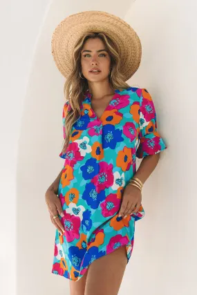 Tropical Vibes Shift Dress