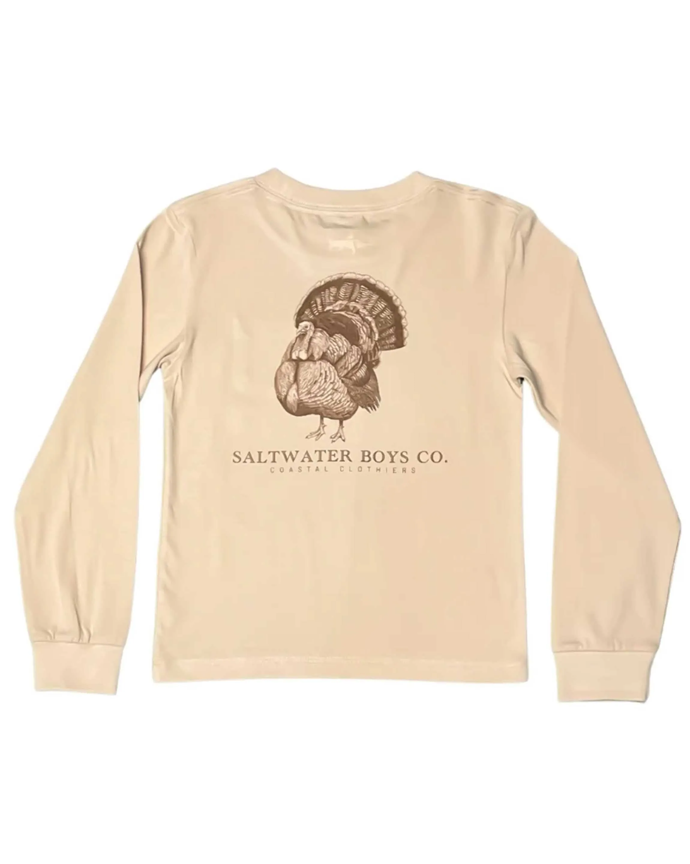 Turkey Graphic Long Sleeve Tee in Sand