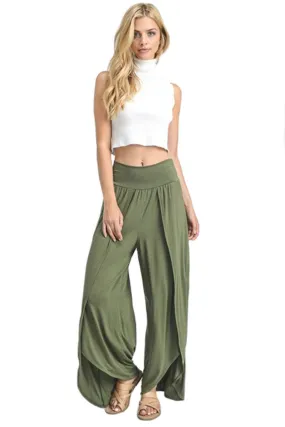 Wide Legged Tulip Pants