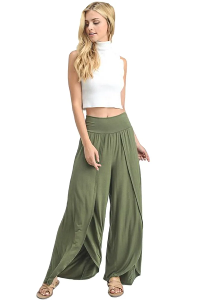 Wide Legged Tulip Pants