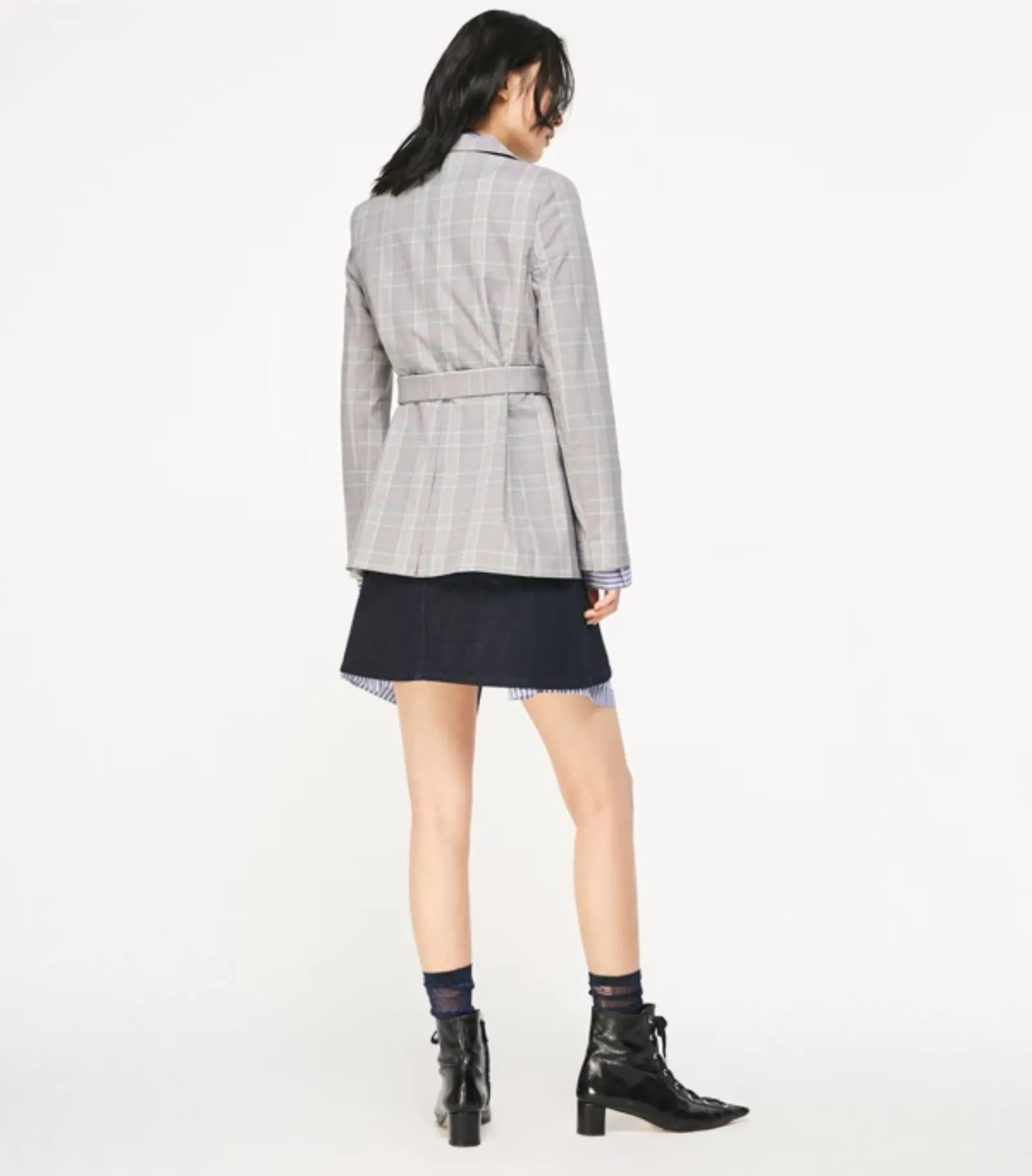 Women's Spring/Summer Plaid Blazer