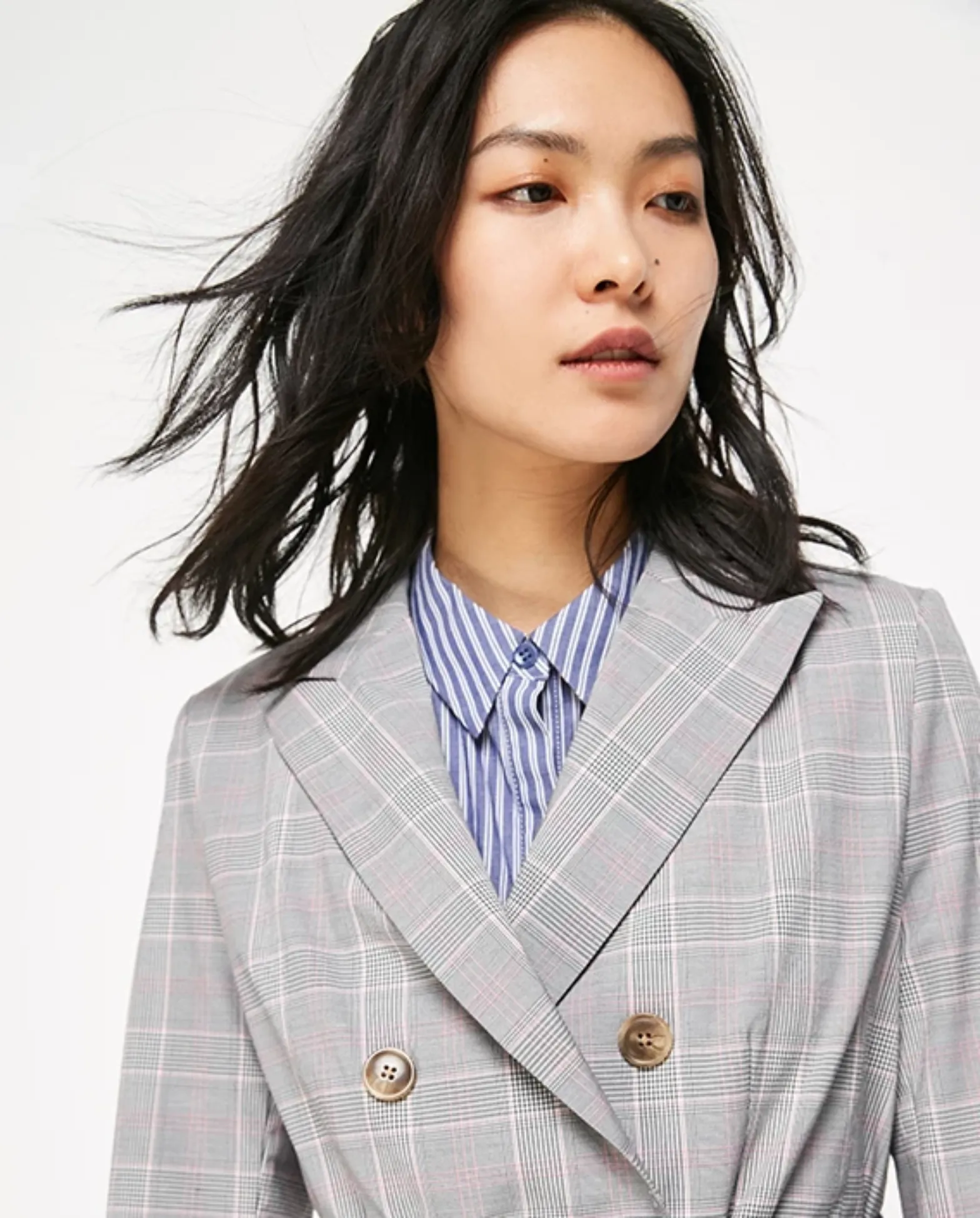 Women's Spring/Summer Plaid Blazer